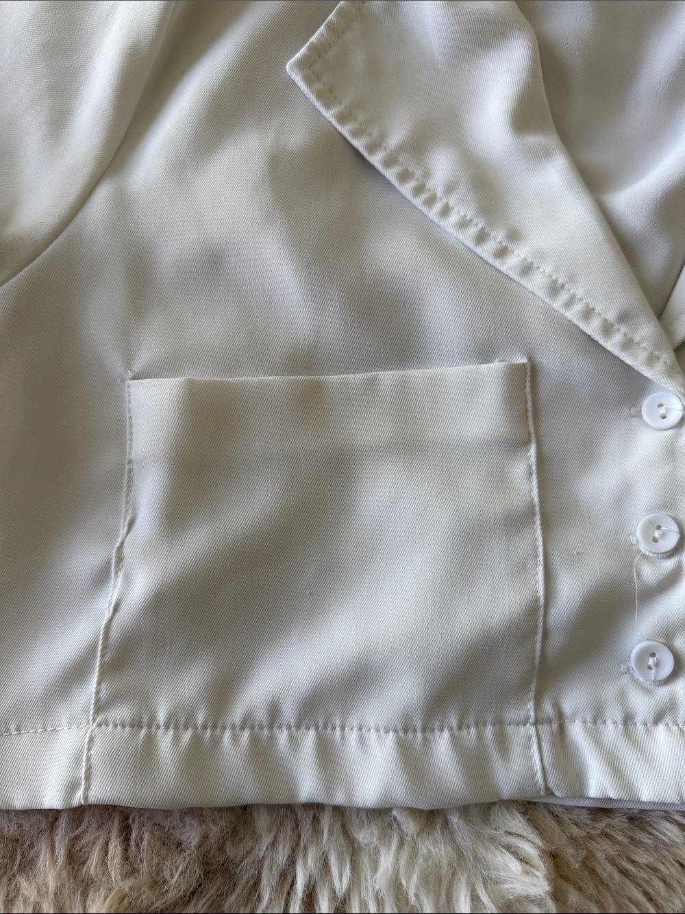 Cropped Button Front Top - Picture 4 of 4